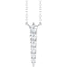 Ladies Natural Diamond Graduated Necklace (I1, G-H) — Sterling Silver