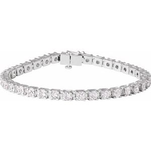 Lab-Grown Diamond Line Bracelet - Style 653702