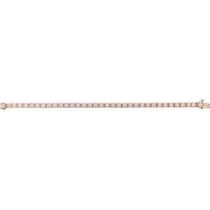 Lab-Grown Diamond Line Bracelet - Style 653702