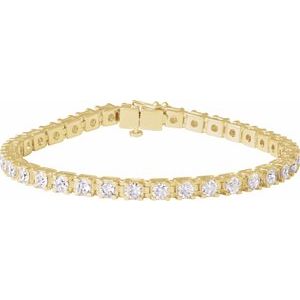 Lab-Grown Diamond Line Bracelet - Style 653702