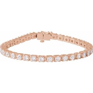 Lab-Grown Diamond Line Bracelet - Style 653702