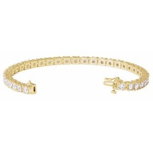 Lab-Grown Diamond Line Bracelet - Style 653702