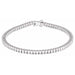 Ladies Natural Diamond Line 7 1/ Bracelet (I1, G-H) — 14K White Gold