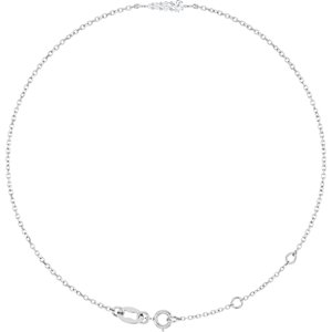 Ladies 1/10 Natural Diamond Graduated 6 1/2-7 1/ Bracelet (I1, G-H) — Sterling Silver