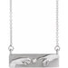 Ladies Natural Diamond Creation of Adam Necklace (I1, G-H) — Sterling Silver