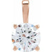 Ladies Natural Diamond Pendant (I1, G-H) — 14K Rose Gold