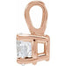 Lab-Grown Diamond Solitaire Pendant - Style 28392