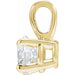 Lab-Grown Diamond Solitaire Pendant - Style 28392
