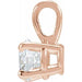 Lab-Grown Diamond Solitaire Pendant - Style 28392