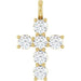 Ladies Natural Diamond Pendant (I1, G-H) — 14K Yellow Gold