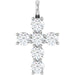 Ladies Natural Diamond Pendant (I1, G-H) — Sterling Silver