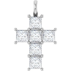 Ladies Natural Diamond Pendant (I1, G-H) — Sterling Silver