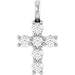 Ladies Natural Diamond Pendant (I1, G-H) — Sterling Silver