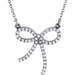 Ladies Natural Diamond Bow 16 1/ Necklace (Si1, G-H) — Platinum