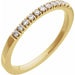 Ladies Natural Diamond Stackable Ring (I1, G-H) — 10K Yellow Gold