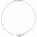 Ladies Natural Diamond Three-Stone Bar 6 1/2-7 1/ Link Bracelet (Si2-Si3, Ghi) — Sterling Silver
