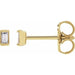 Ladies Natural Diamond Stud Earrings (Si2-Si3, G-H) — 14K Yellow Gold