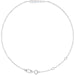 Ladies 1/10 Natural Diamond Graduated 6 1/2-7 1/ Bracelet (Si2-Si3, G-H) — 14K White Gold