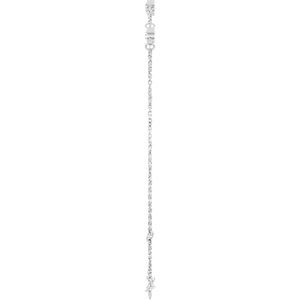 Lab-Grown Diamond Bezel-Set Link Bracelet