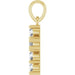 Lab-Grown Diamond Accented Cross Pendant - Style R50077