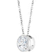 Lab-Grown Diamond Solitaire Bezel-Set Necklace