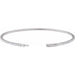 Lab-Grown Diamond Fully Accented Flexible Bangle Bracelet