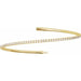 Lab-Grown Diamond Fully Accented Flexible Bangle Bracelet