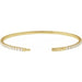 Lab-Grown Diamond Fully Accented Flexible Bangle Bracelet