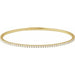 Ladies Natural Diamond Flexible Bangle Bracelet (I1, G-H) — 14K Yellow Gold