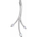 Ladies Natural Diamond Freeform Pendant (I1, G-H) — 14K Yellow Gold