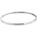 Ladies Natural Diamond Bangle 6 1/ Bracelet (I1, G-H) — 14K White Gold