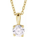 Ladies Natural Diamond Necklace (I1, G-H) — 14K Yellow Gold