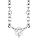 Ladies Natural Diamond Necklace (Si2-Si3, G-H) — Platinum