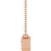 Lab-Grown Diamond Bezel-Set Solitaire Necklace - Style 89030