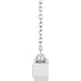 Lab-Grown Diamond Bezel-Set Solitaire Necklace - Style 89030