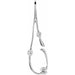 Ladies Natural Diamond Freeform Pendant (I1, G-H) — 14K White Gold