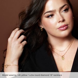 Lab-Grown Diamond French-Set Bar Necklace or Center