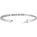Lab-Grown Diamond Accented Hinged Bangle Bracelet - Style 60890