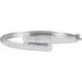 Ladies Natural Diamond Bangle 6 1/ Bracelet (I1, G-H) — 14K White Gold