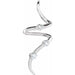 Ladies Natural Diamond Three-Stone Pendant (I1, G-H) — 14K White Gold