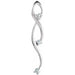 Ladies Natural Diamond Pendant (I1, G-H) — 14K White Gold