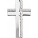 Ladies Natural Diamond Cross Pendant (Si1, G-H) — 14K White Gold