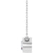 Lab-Grown Diamond Bezel-Set Solitaire Necklace - Style 89076