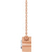 Lab-Grown Diamond Bezel-Set Solitaire Necklace - Style 89076