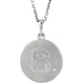Ladies Natural Diamond Initial S Necklace (I2, G-H) — Sterling Silver