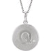 Ladies Natural Diamond Initial Q Necklace (I2, G-H) — Sterling Silver
