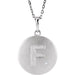 Ladies Natural Diamond Initial F Necklace (I2, G-H) — Sterling Silver