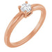 Ladies Natural Diamond Ring (I1, G-H) — 14K Rose Gold