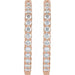 Lab-Grown Diamond Inside-Outside Hoop Earrings - Style 653631