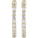 Lab-Grown Diamond Inside-Outside Hoop Earrings - Style 653631